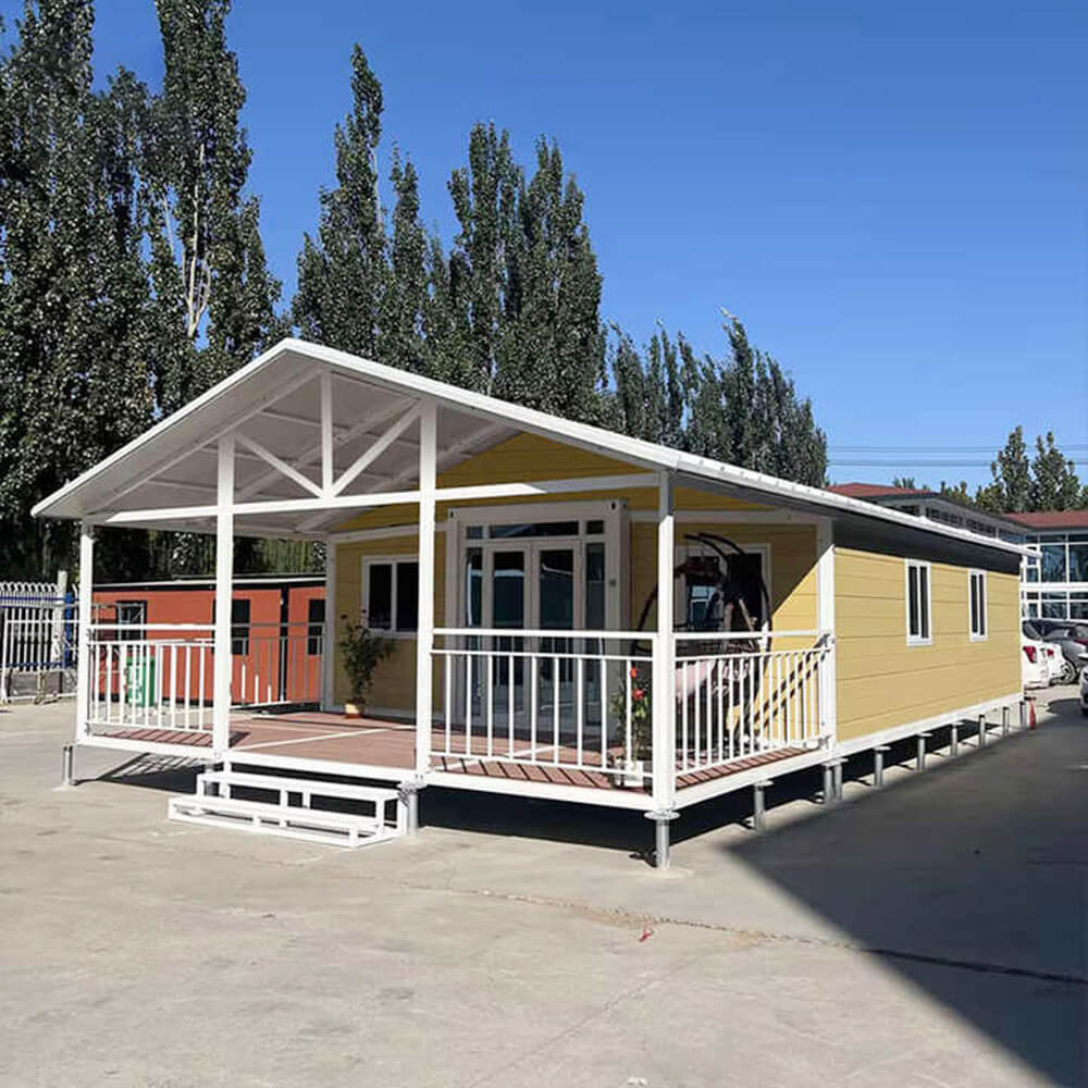 uitschuifbare containerwoning in Canada