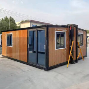 双翼住宅折叠式集装箱房,适用于活动室
